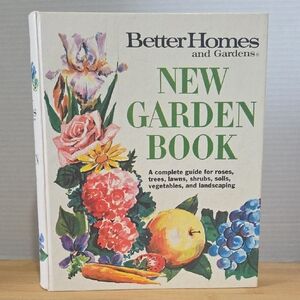 Better Homes and Gardens Floral Garden Book Vintage 1975